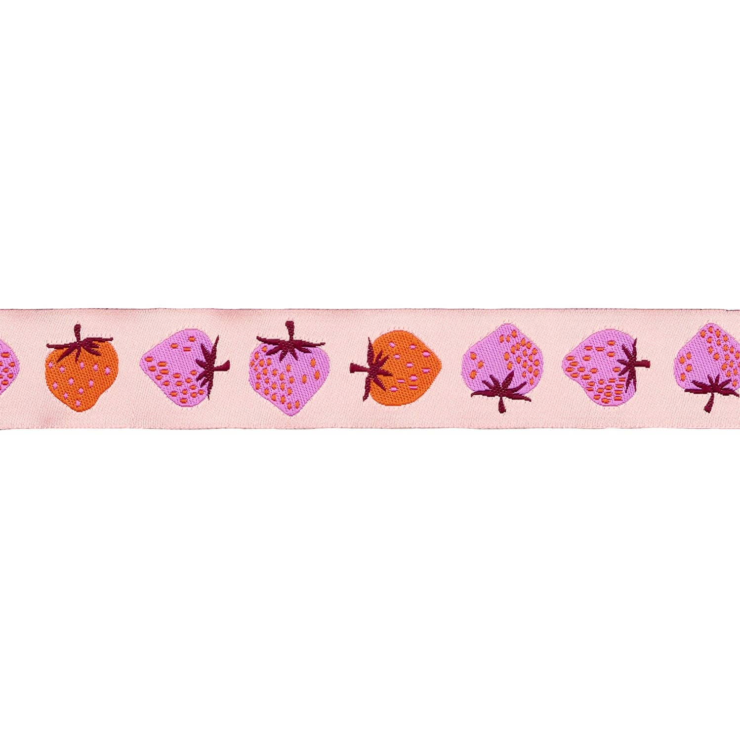 Strawberry in Peach Cream - Ribbon 7/8" width