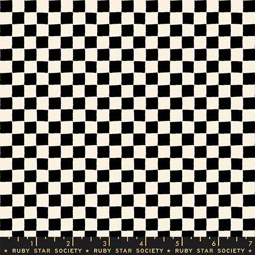 1-800-Calico Block Print Black