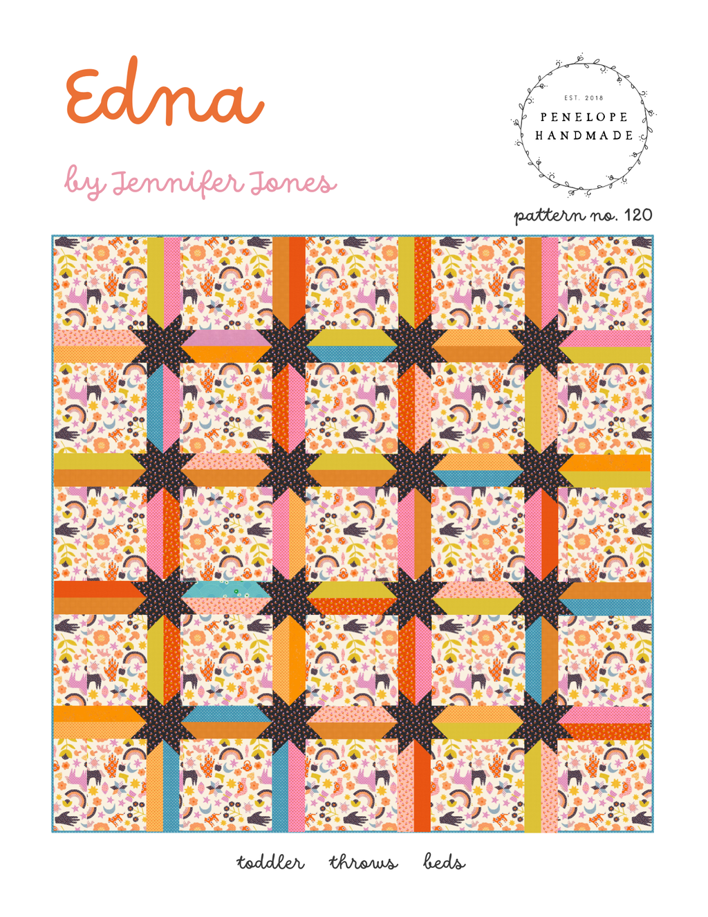 Edna Quilt Pattern (Print)