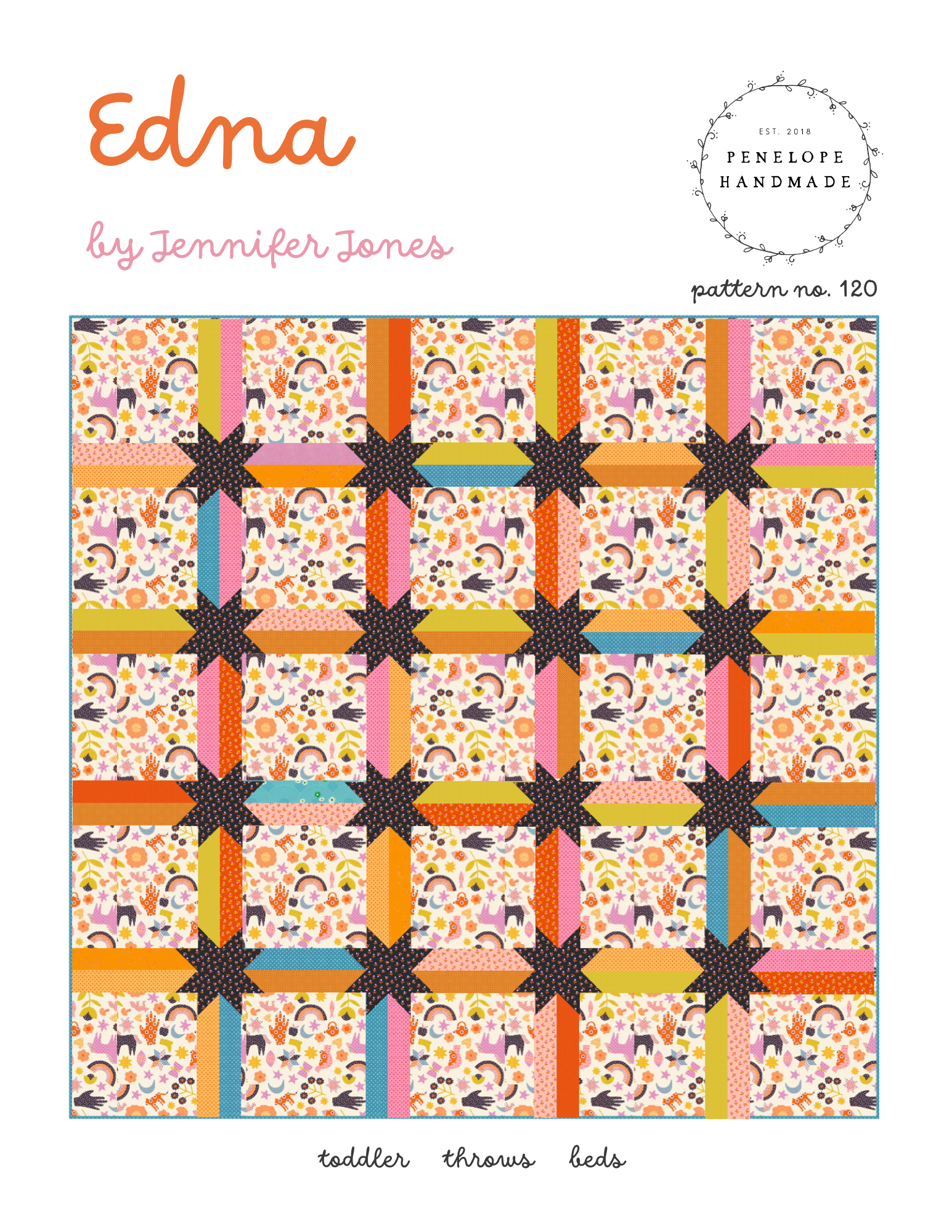 Edna Quilt Pattern (Print)