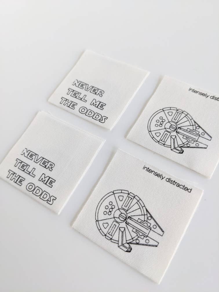 Never Tell Me The Odds Cotton Luxe Labels