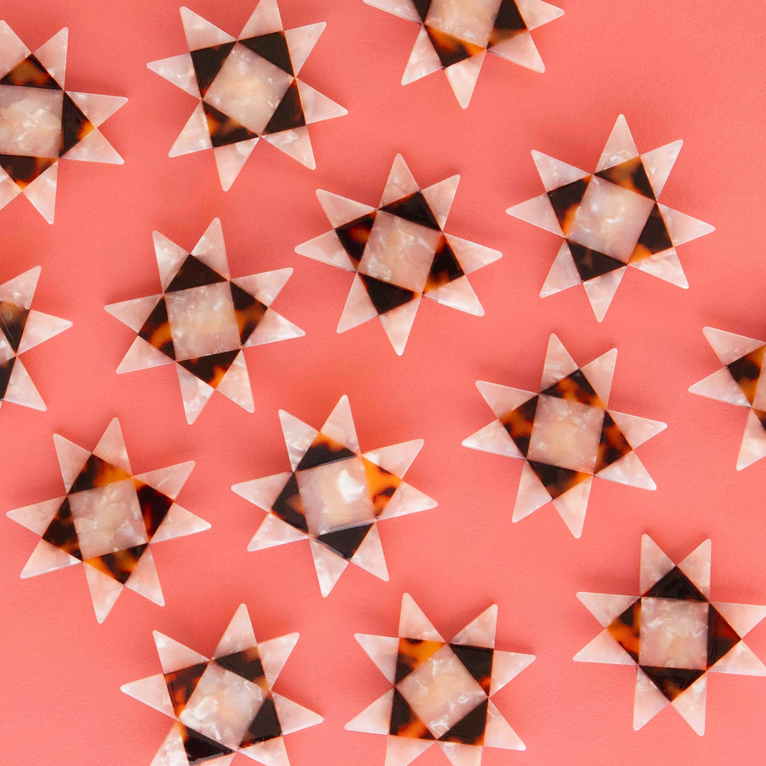 Sawtooth Star Hair Clip
