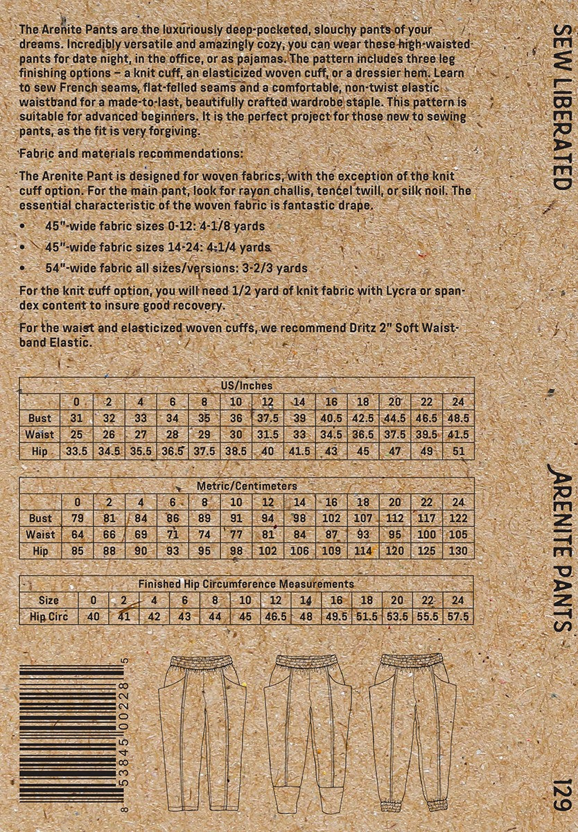 Arenite Pants Print Pattern
