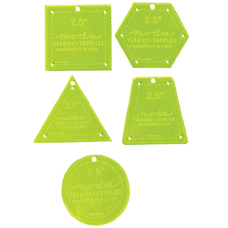 Moda 2.5" Acrylic Template Set