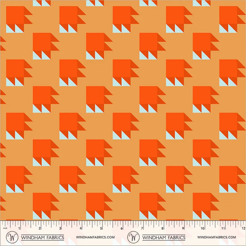 Annabel's Blenders Bear Paw in Orange/Sky