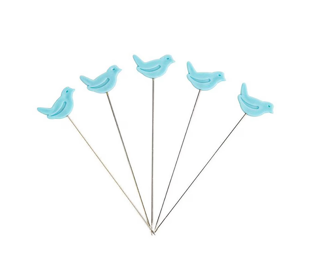 Bluebird Pins Birdhouse Detail