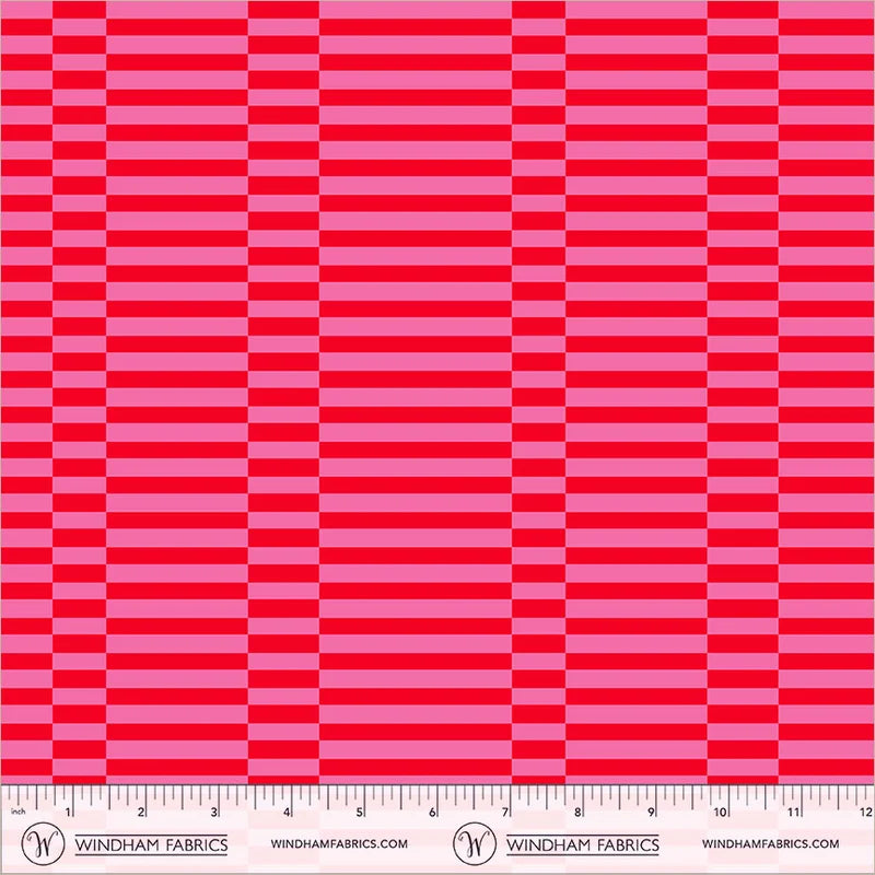 Annabel's Blenders Broken Stripe in Red/Pink