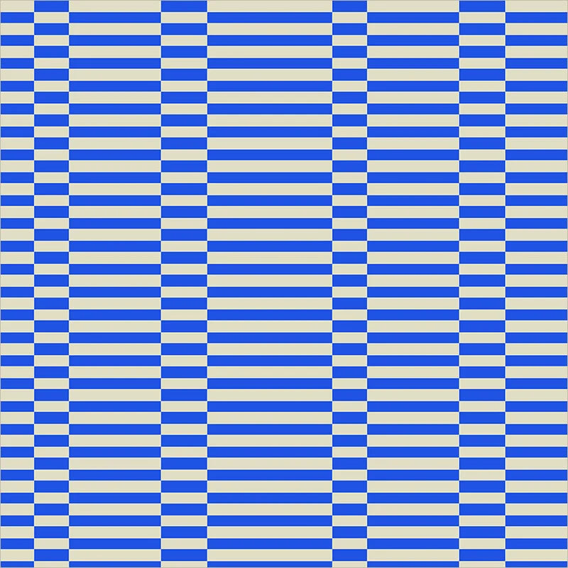 Annabel's Blenders Broken Stripe in Cobalt