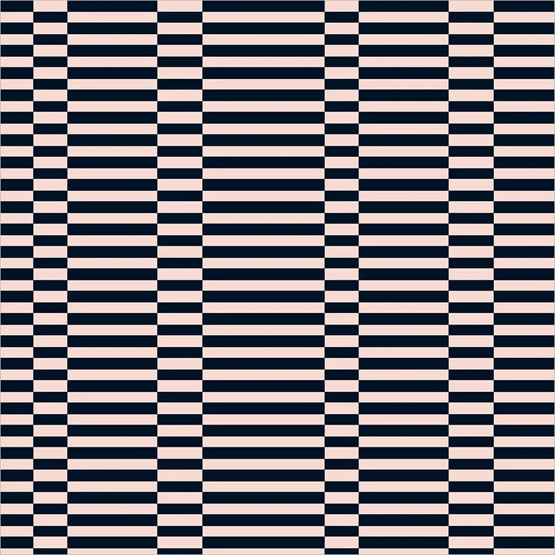 Annabel's Blenders Broken Stripe In Blush/Ink
