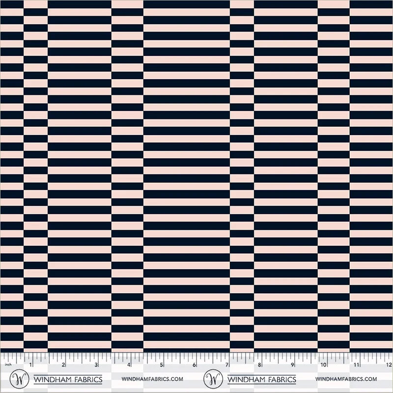 Annabel's Blenders Broken Stripe In Blush/Ink