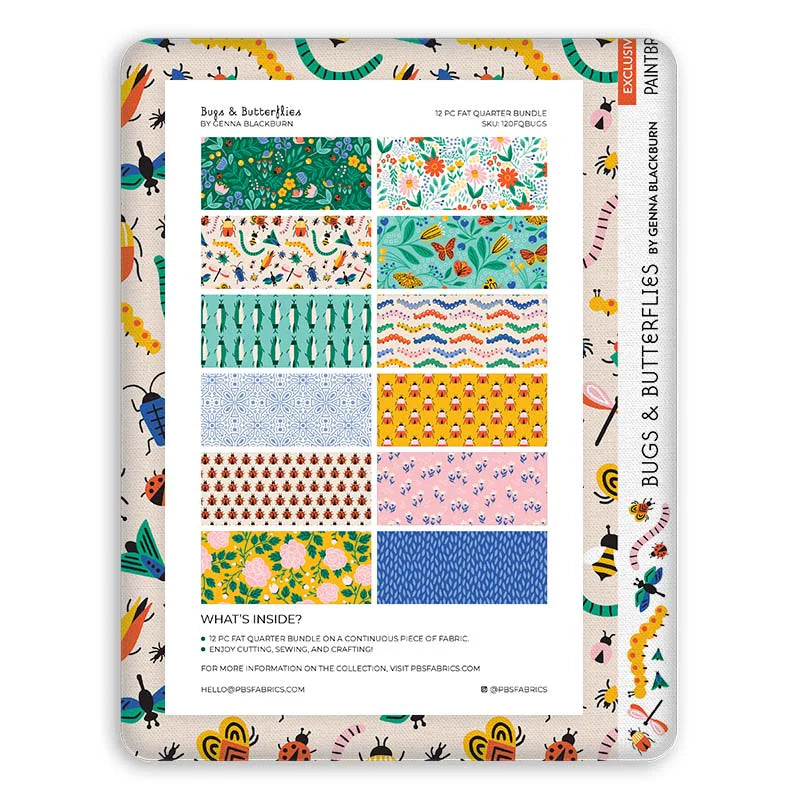 Bugs & Butterflies – 12 PC FQ Bundle