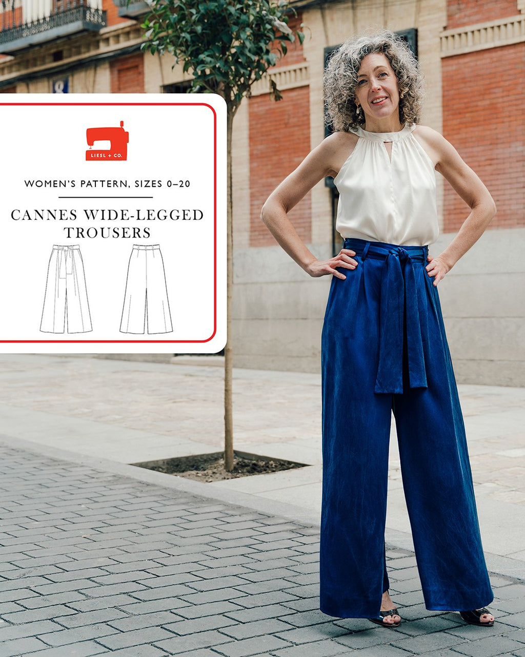 Cannes Wide Legged Trousers Print Pattern