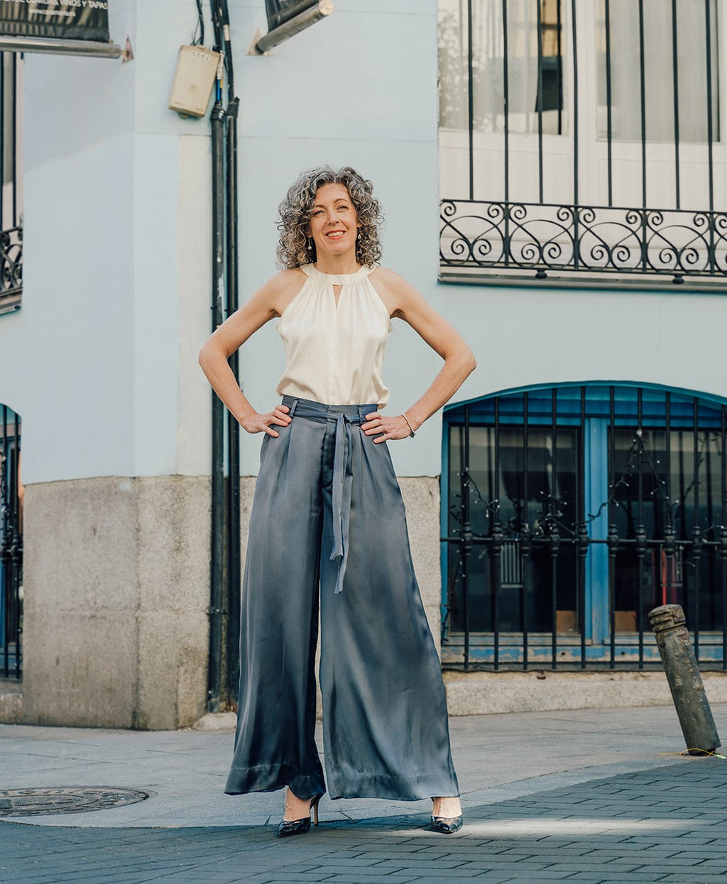 Cannes Wide Legged Trousers Print Pattern