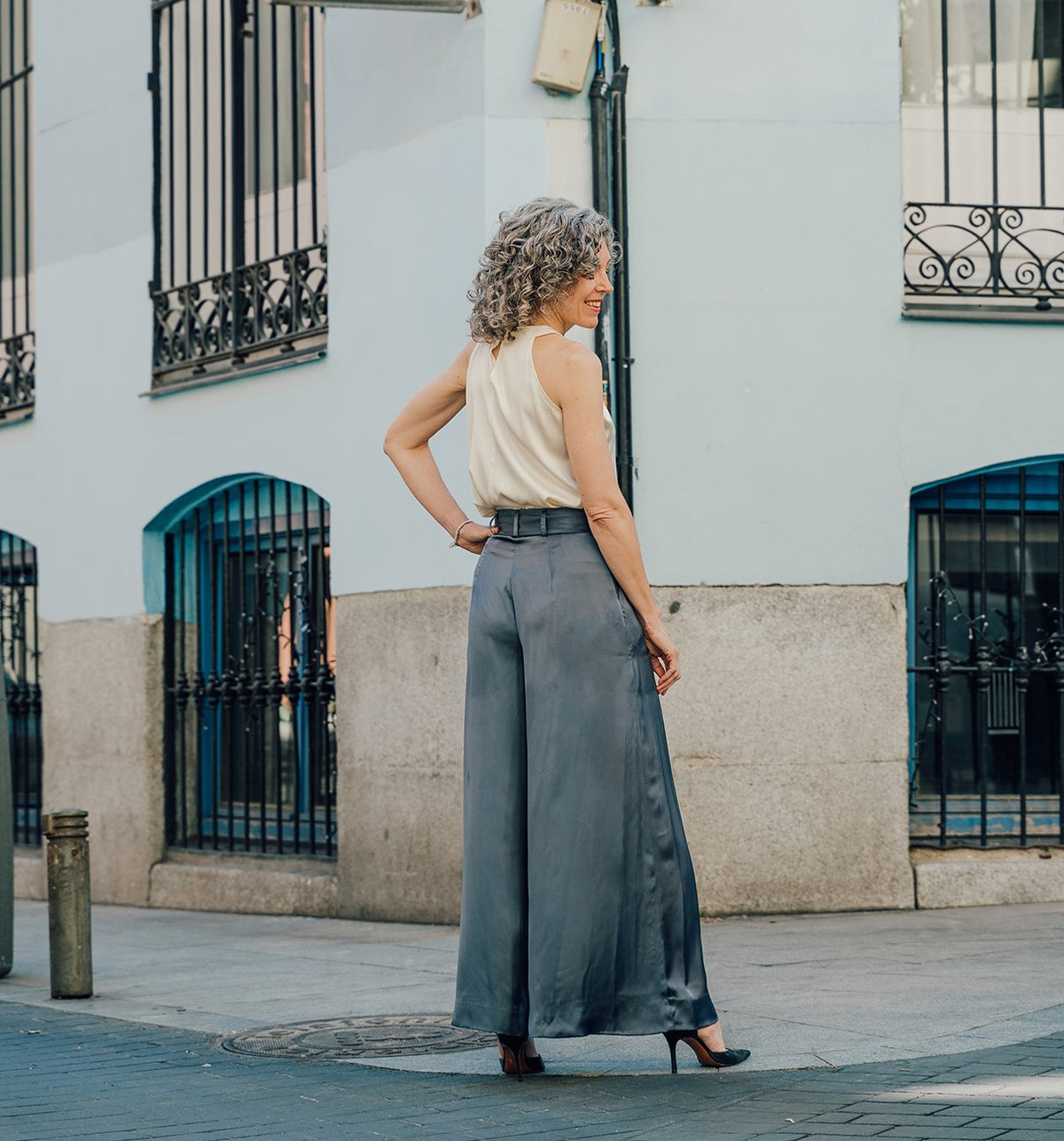 Cannes Wide Legged Trousers Print Pattern