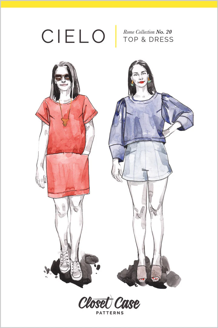Cielo Top + Dress Pattern (Print)