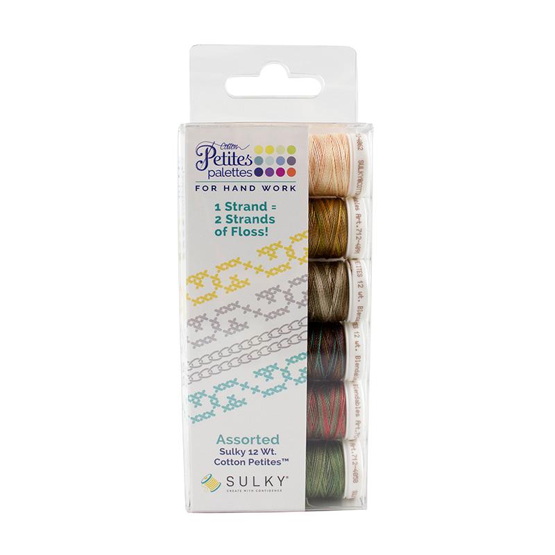 Sulky 12wt Cotton Petites Thread 6-Pack