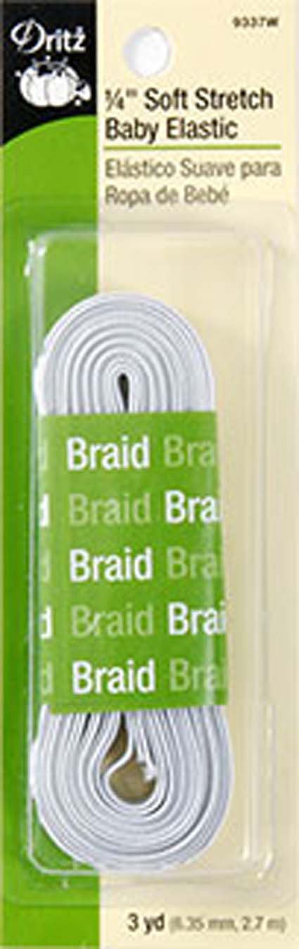 Elastic Soft Stretch Baby 1/4in X 3yd