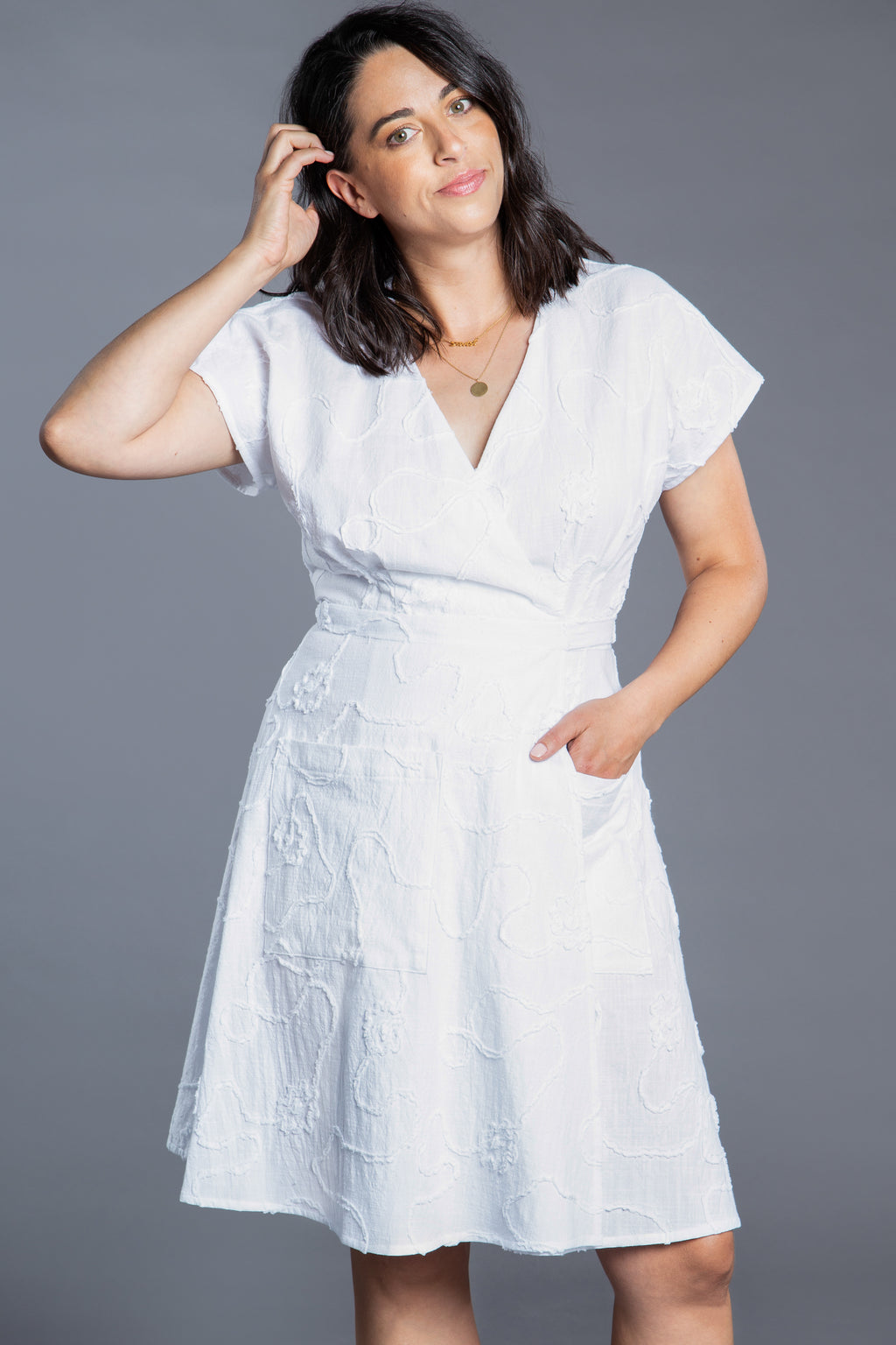 Elodie Wrap Dress Pattern (Print)