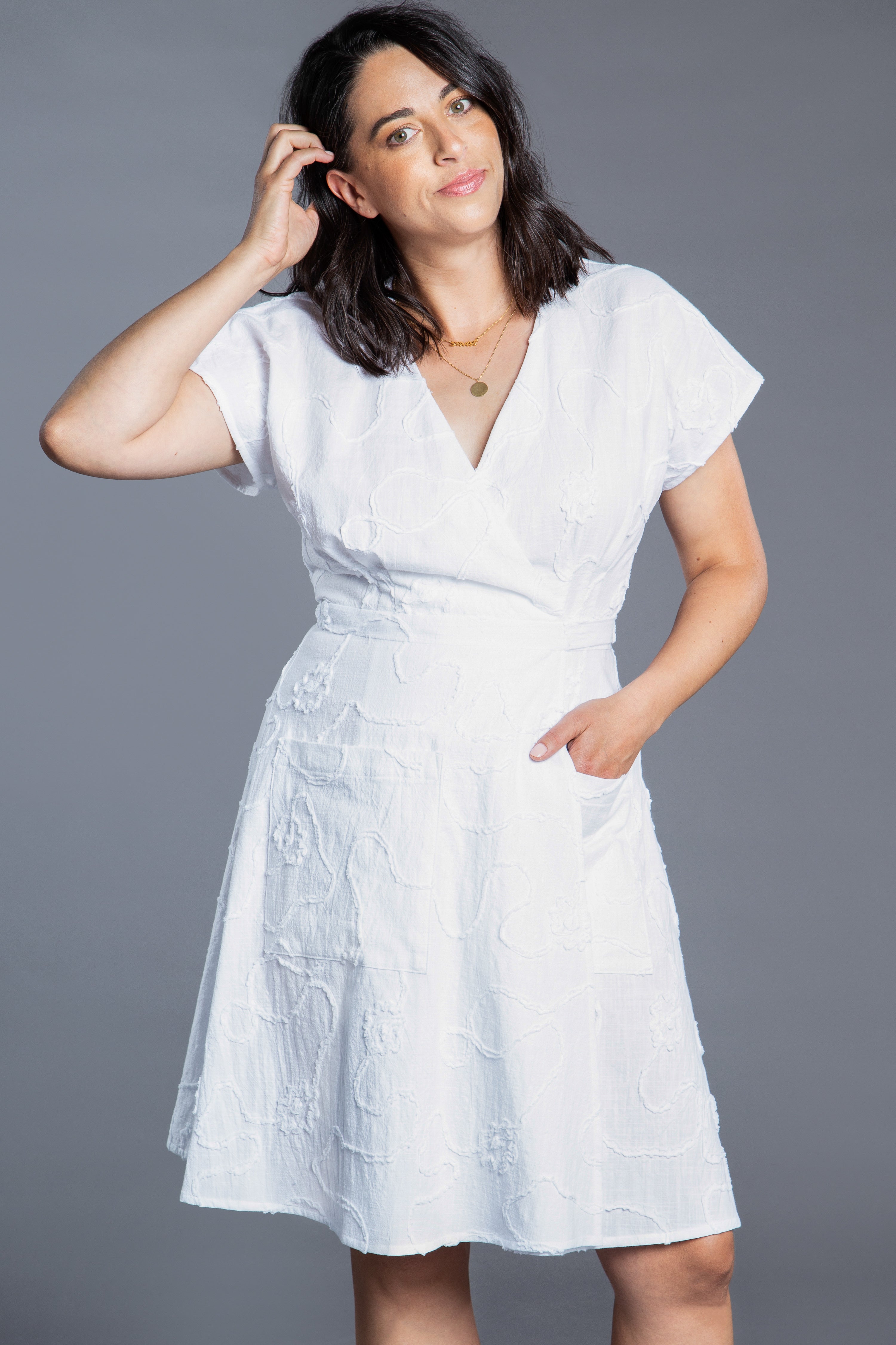 Elodie Wrap Dress Pattern (Print)