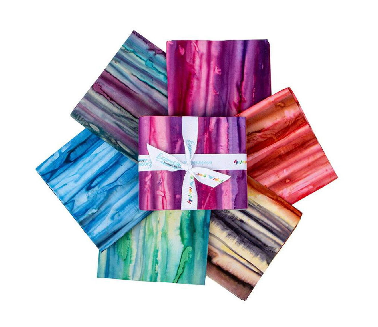 Expressions Batiks Express Yourself! Contours Fat Quarter Spread