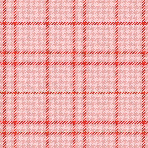 Holiday Check Flannel in Candycane