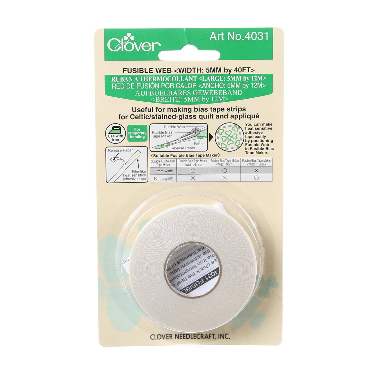 Clover Fusible Bias Tape Web