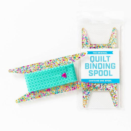 Glitter Binding Spool Teal/Aqua/Gold