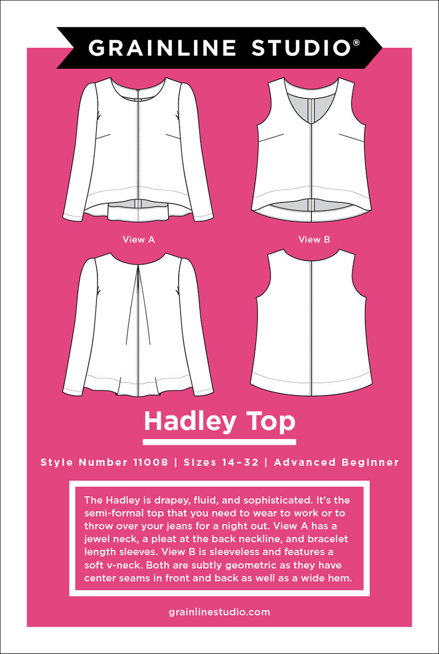 Hadley Top (Size 14-32) Print Pattern