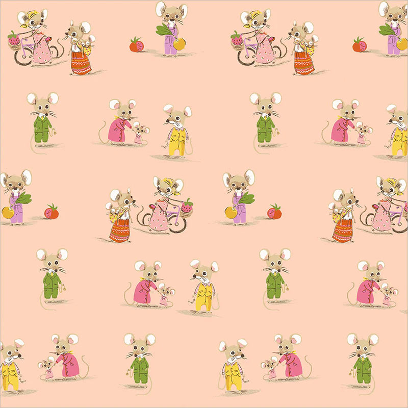 Heather Ross Favorites Country Mouse/City Mouse Blush