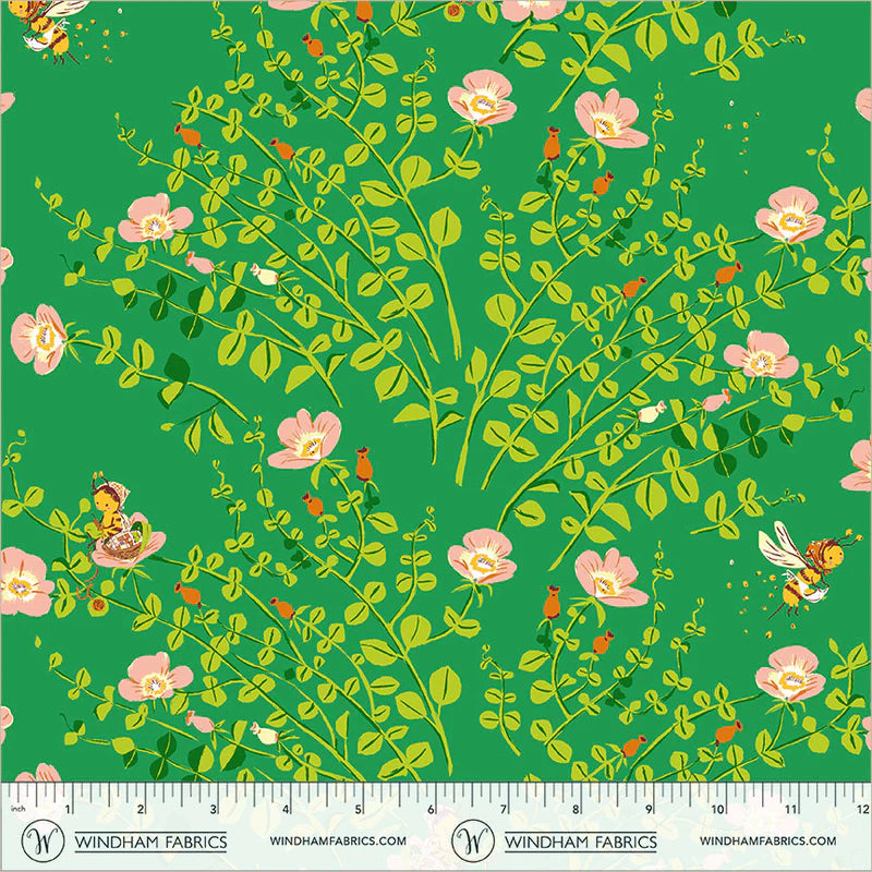Heather Ross Favorites Nanny Bee in Jade