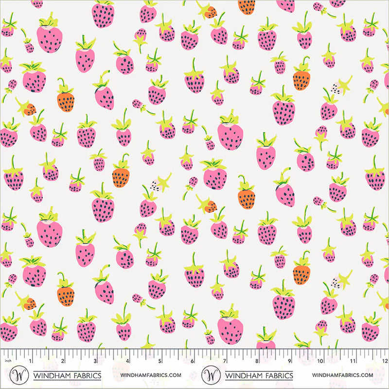 Heather Ross Favorites Strawberries in Blush