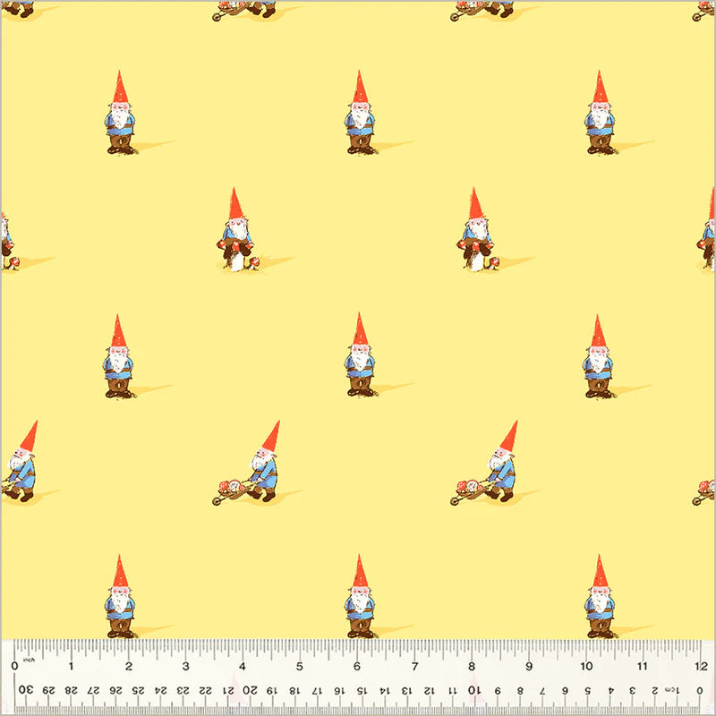 Heather Ross Favorites Gnomes in Yellow