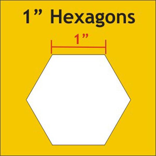 Paper Pieces 1" Hexagon 100pcs