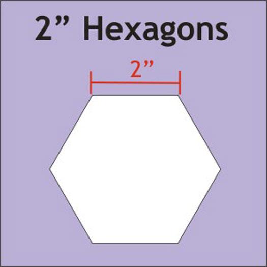 Paper Pieces 2" Hexagon 150pcs