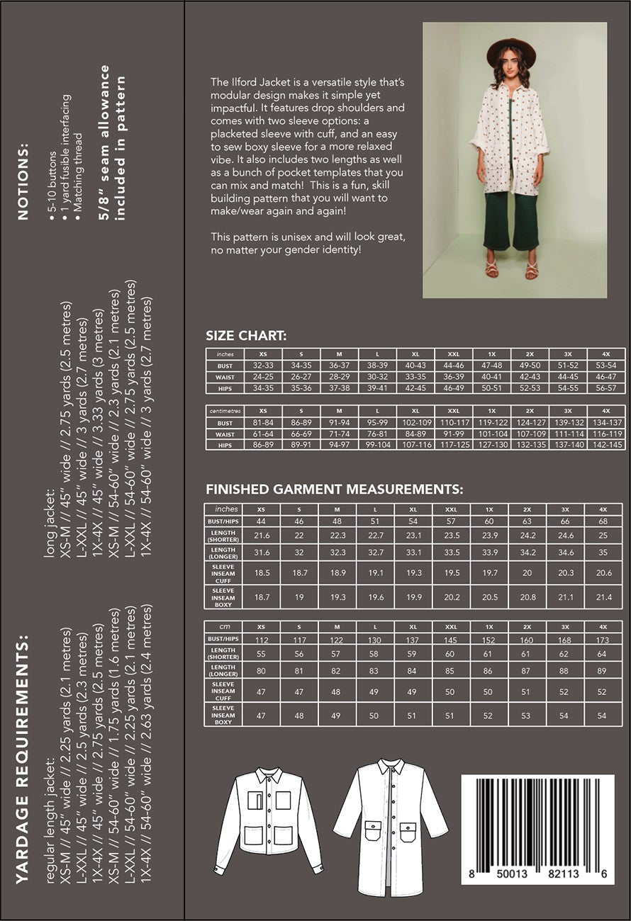 Ilford Jacket Print Pattern