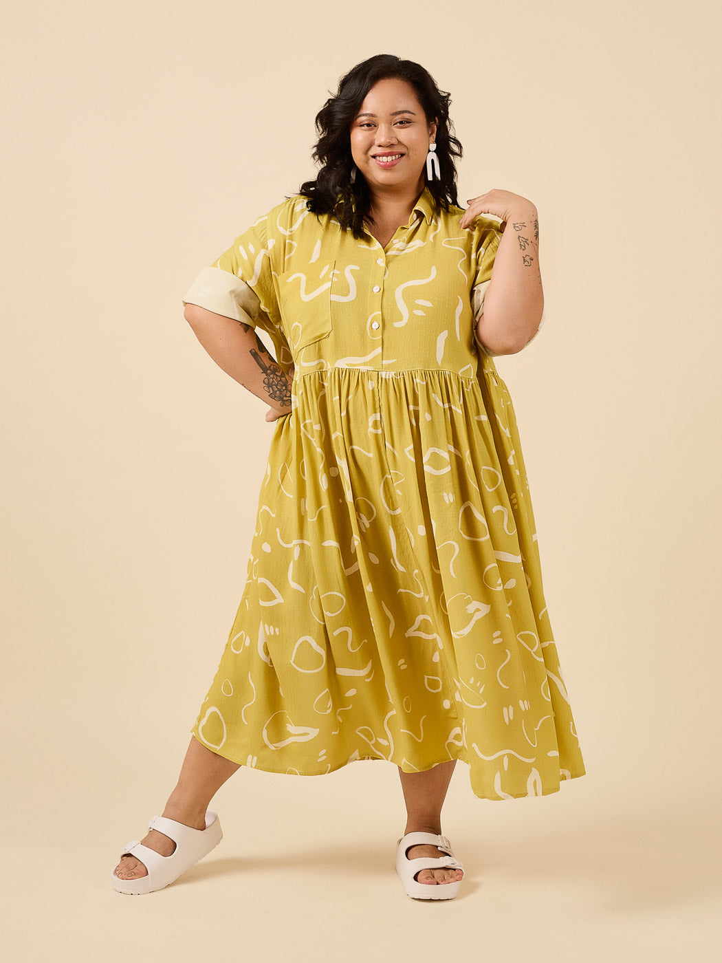 Jenna Shirt + Shirtdress Pattern (Print)