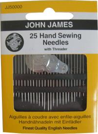 John James Hand Sewing Needles 25-Pack