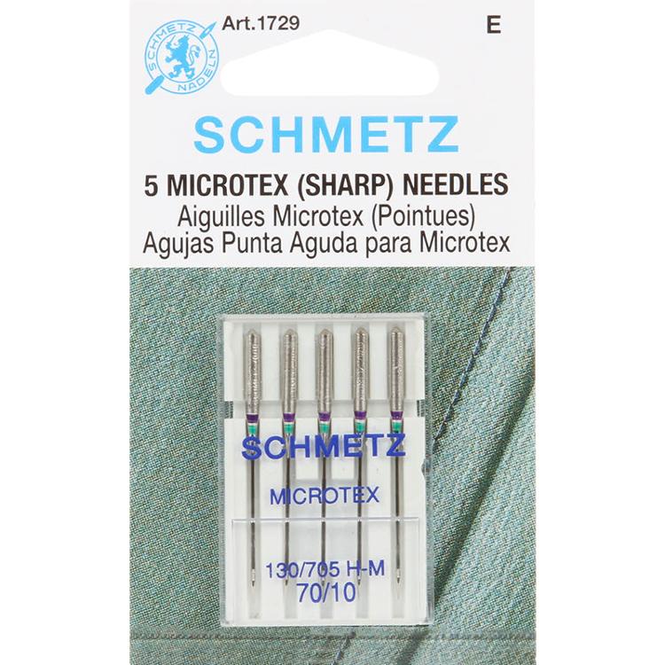 Schmetz Microtex Machine Needle 70/10 Pack of 5
