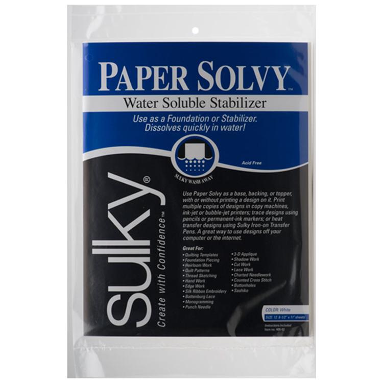 Sulky Paper Solvy Stabilizer