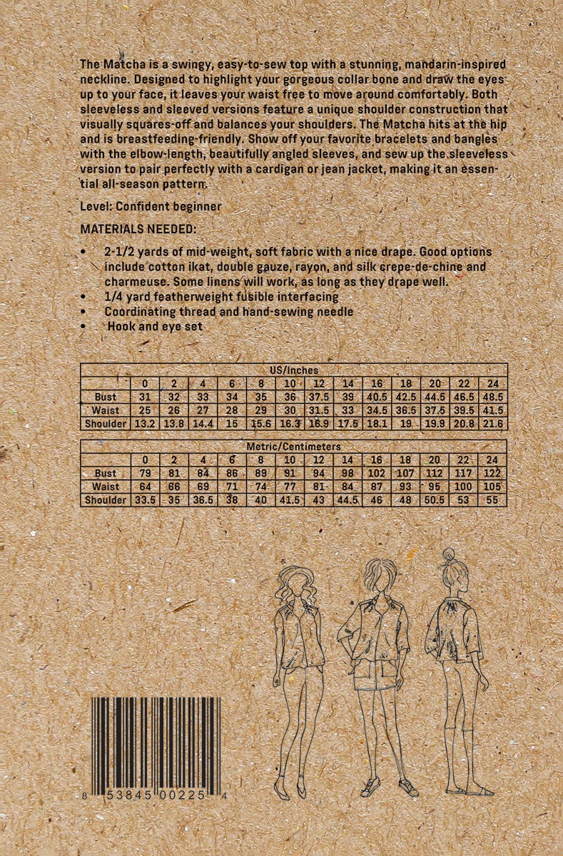 Matcha Top Print Pattern