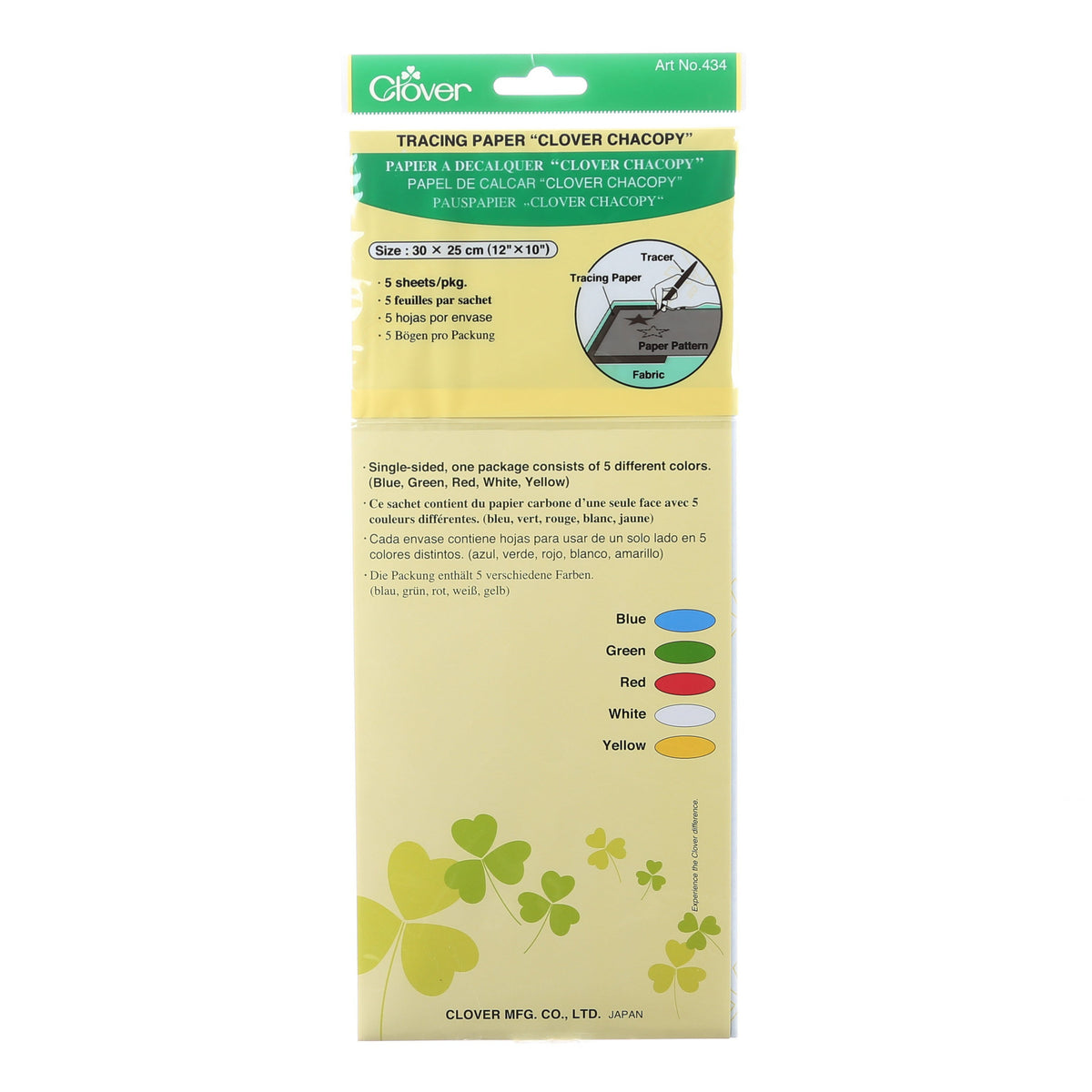 Clover Chacopy Carbon Tracing Paper (5 Sheets)