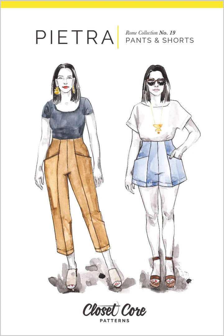 Pietra Pants + Shorts Pattern (Print)