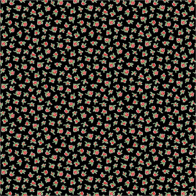 Pocket Posies Rosebud in Black