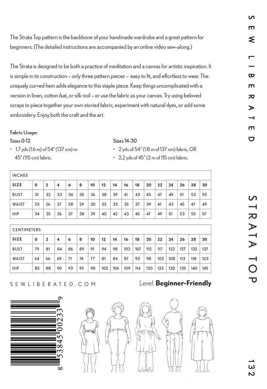 Strata Top Print Pattern