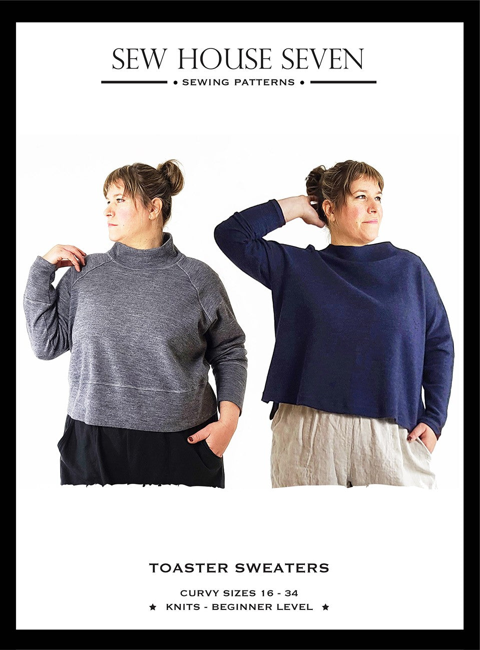 Toaster Sweater Curvy Fit Print Pattern