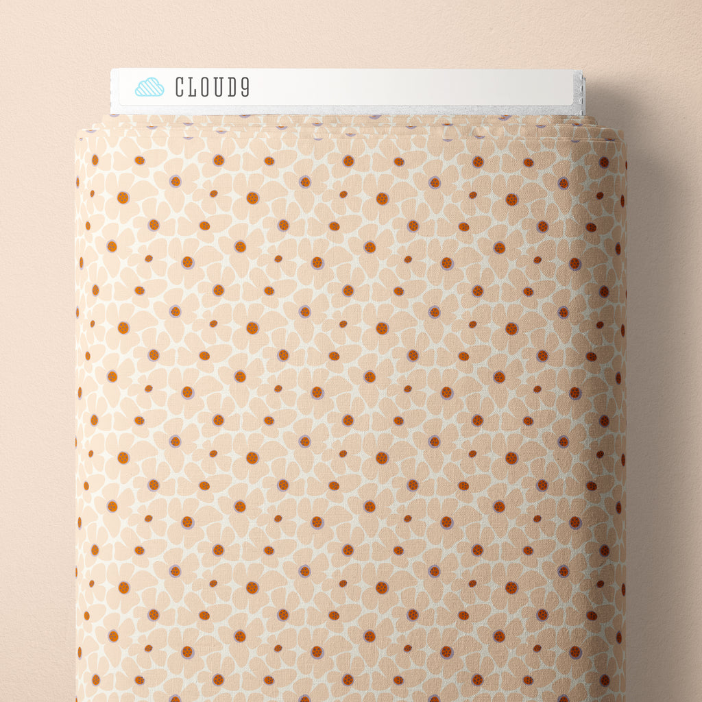 Whimsical Forest Floor Clover Meadow Peach