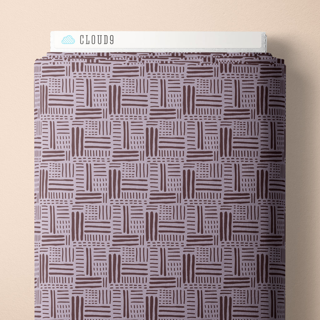 Whimsical Forest Floor Lodge Weave Lavender Gray