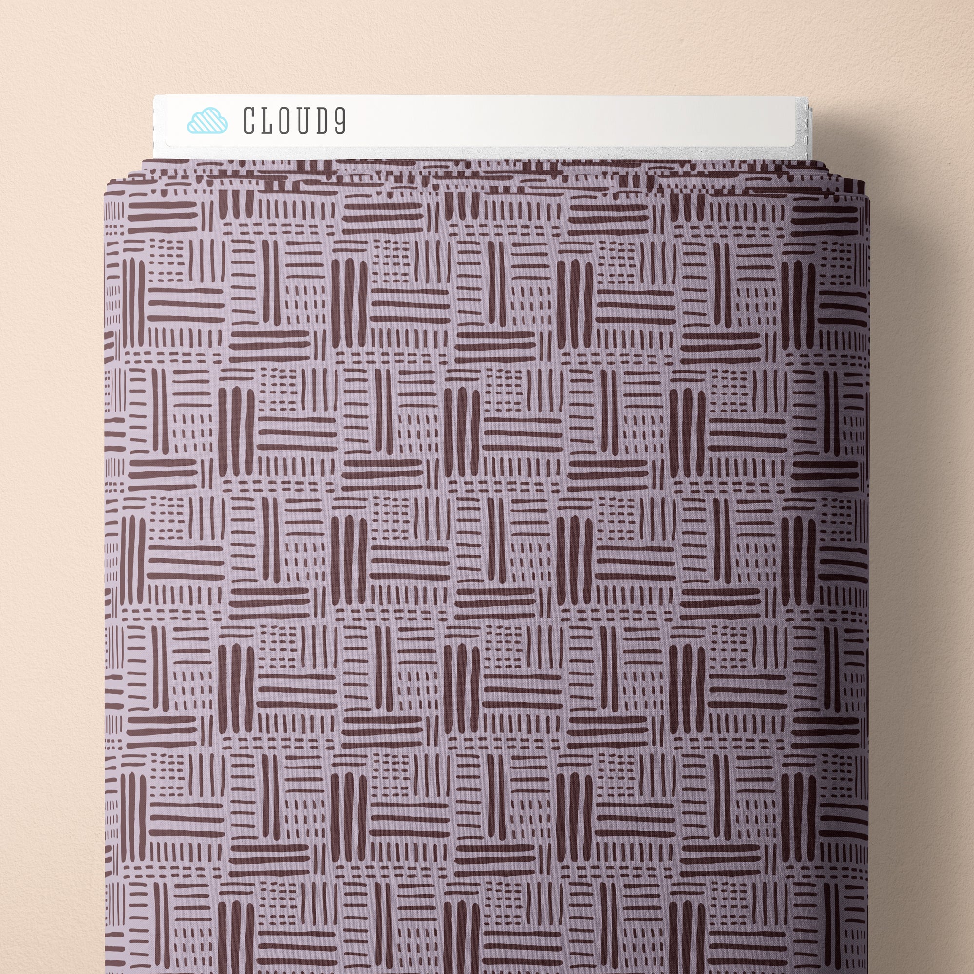 Whimsical Forest Floor Lodge Weave Lavender Gray