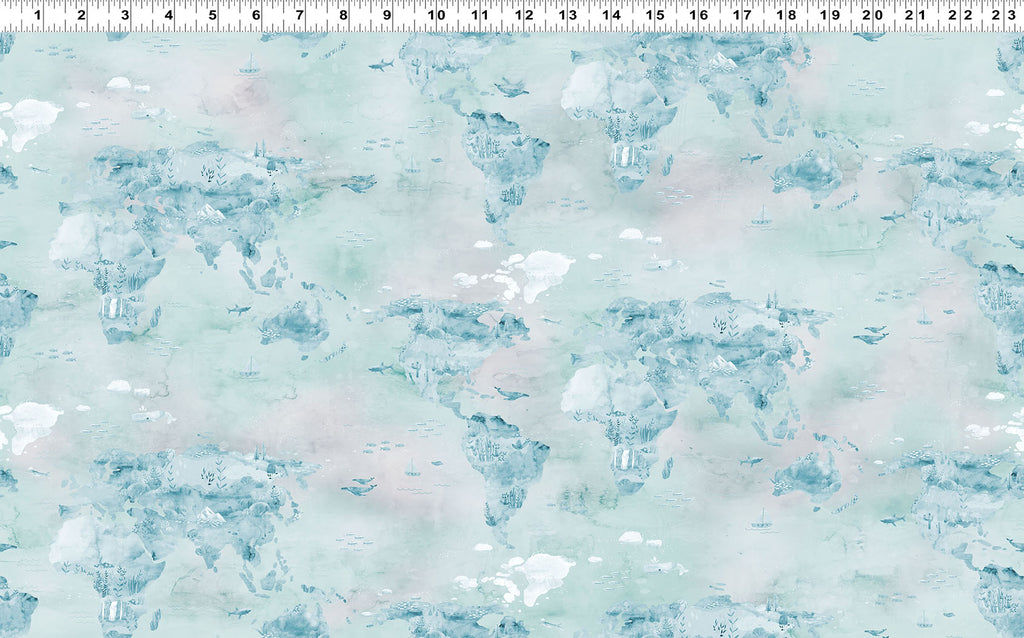 Our World Toile Light Sky