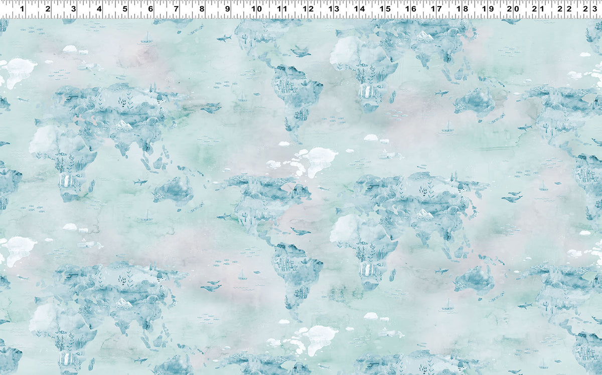 Our World Toile Light Sky